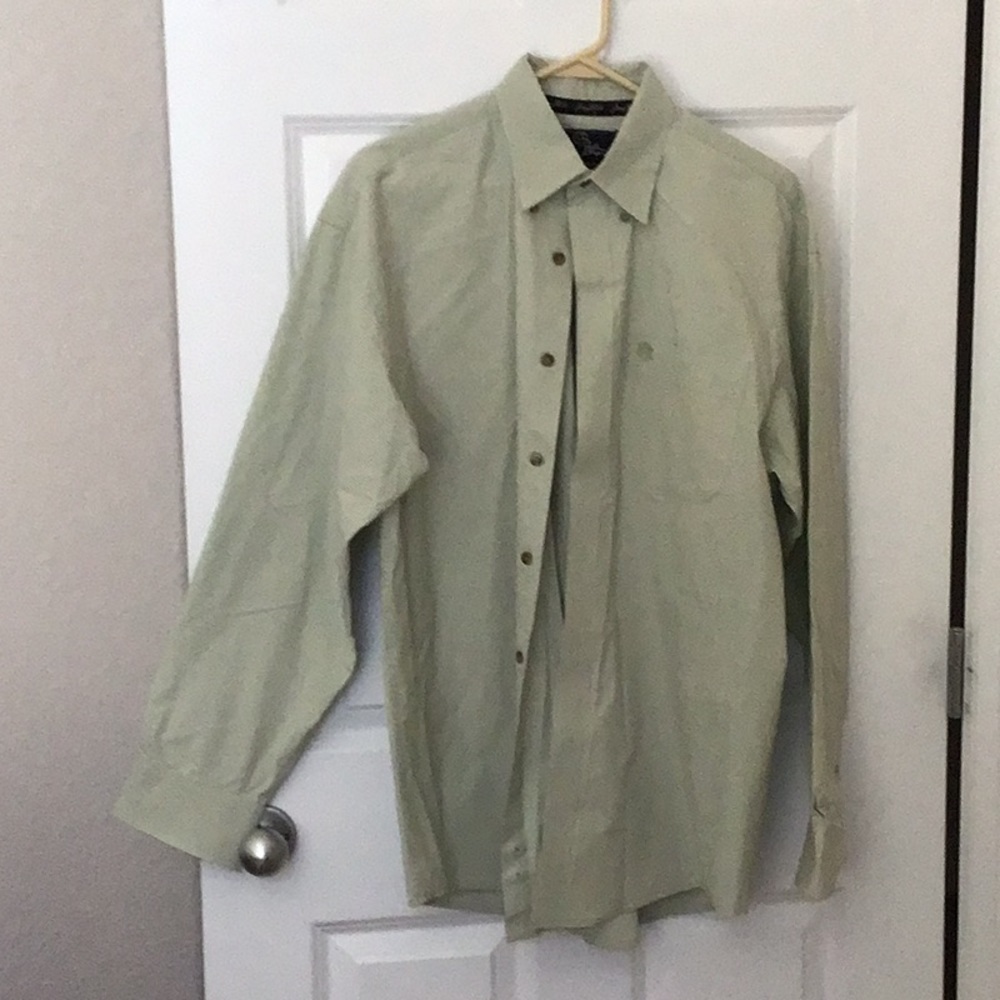 Mens George Strait by wrangler button up shirt large